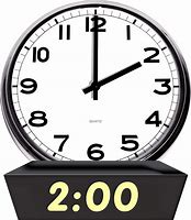 Image result for Clock That Says 2Pm