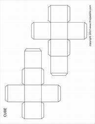 Image result for Blank Cube Template Printable