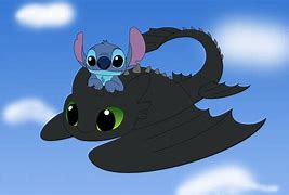 Image result for Stitch Toothless Play Mat