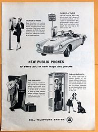 Image result for 1960 phone ad