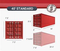 Image result for Shipping Container Dimensions