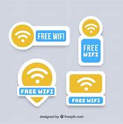 Image result for Blue Wi-Fi Sticker