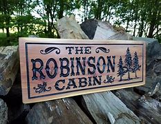 Image result for Custom Wood Name Signs
