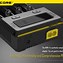 Image result for Nitecore New I4 Battery Charger Buttons