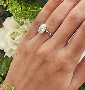 Image result for Oval Diamond Gold Engagement Ring