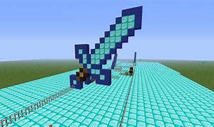 Image result for Diamond Sword Minecraft Build