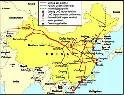 Image result for China Refinery Map