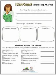 Image result for Anxiety Group Worksheets