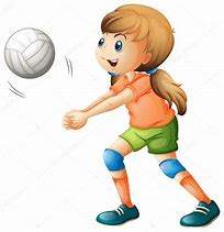 Image result for Playing Volleyball ClipArt
