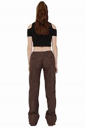 Image result for Dark Brown Cargo Pants Women