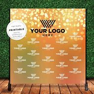 Image result for Backdrop with Logo Die Cut