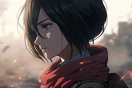 Image result for Mikasa Ackerman Sad