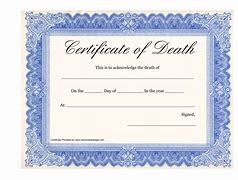 Image result for Symbols On Death Certificate