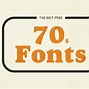 Image result for Retro 70s Font Alphabet