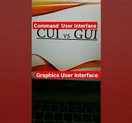 Image result for Cui and GUI Chart