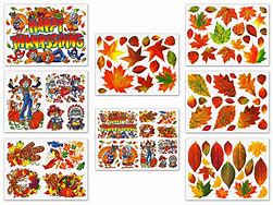 Image result for Fall Leaves Window Clings