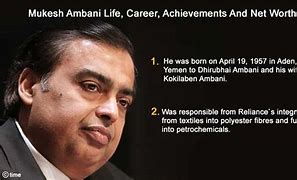 Image result for Mukesh Ambani Achievements