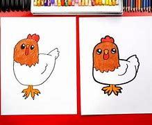 Image result for How to Draw a Cartoon Chicken