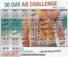 Image result for 30-Day AB Challenge for Beginners