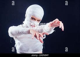 Image result for Woman Wrapped Like a Mummy