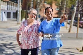 Image result for Old Woman Walking
