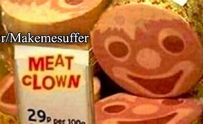 Image result for Meat Clown Meme