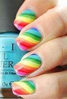 Image result for Rainbow Nail Art