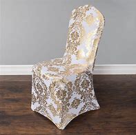 Image result for Gold Chair Covers