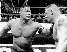 Image result for Brock Lesnar Backstage vs Jhon Cena