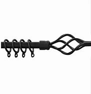 Image result for Black Nickel Curtain Poles