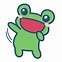 Image result for Transparent Anime Frog