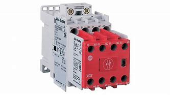 Image result for Allen Bradley Safety Relay Controlling Contactors