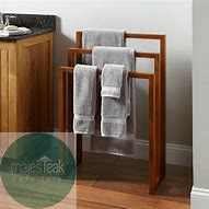 Image result for Teak Towel Rack