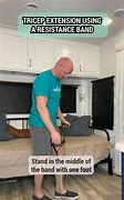 Image result for Resistance Band Tricep Extension