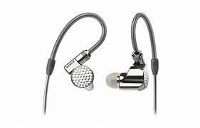Image result for Wired Silver Earbuds with Circle Buds