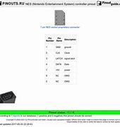 Image result for snes nintendo entertainment system controllers pinouts
