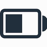 Image result for Phone Battery Half Icon