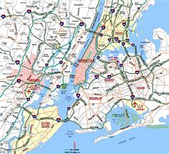Image result for Map of New York City Boroughs and Long Island