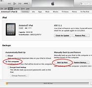 Image result for How Do I Backup My iPad