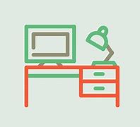 Image result for Working at Desk Icon