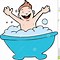 Image result for Cartoon Bath Clip Art