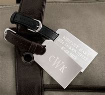Image result for Silver Luggage Tags