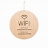 Image result for Wifi Password Sign Wood