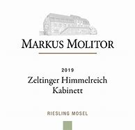 Image result for Markus Molitor Zeltinger Sonnenuhr Riesling Kabinett Golden Capsule