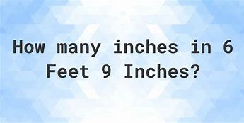 Image result for 6 Foot 9 Inches