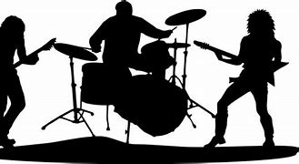 Image result for Rock Band Clip Art Black and White