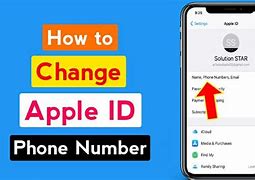 Image result for Change Apple ID Phone Number