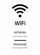 Image result for Office Wi-Fi Sign Sample