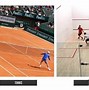 Image result for Badminton vs Squash