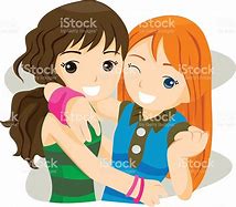 Image result for Best Friends Girls Clip Art